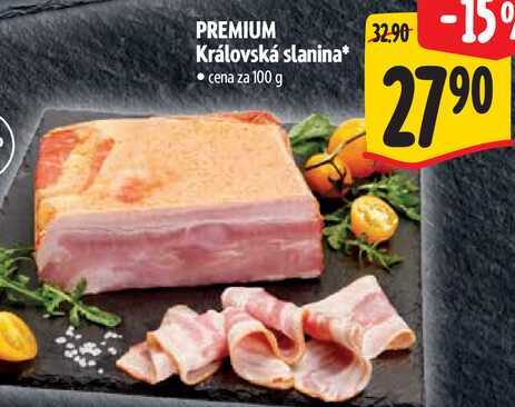 PREMIUM Královská slanina, cena za 100 g