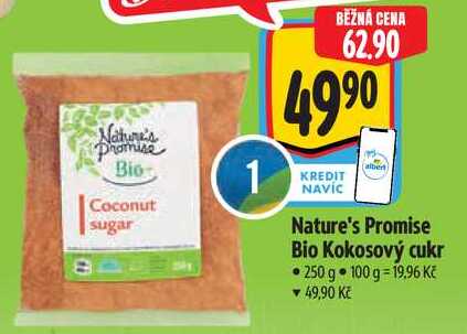 Nature's Promise Bio Kokosový cukr, 250 g