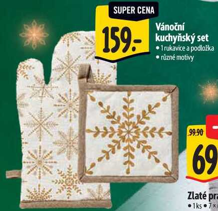 Vánoční kuchyňský set