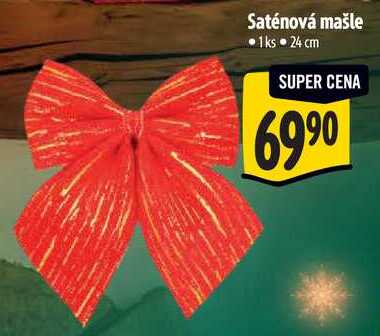 Saténová mašle