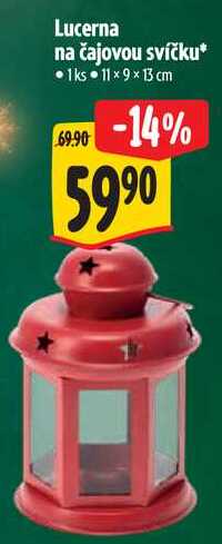 Lucerna na čajovou svíčku