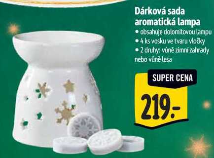 Dárková sada aromatická lampa