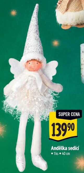 Andělka sedící