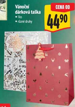 Vánoční dárková taška