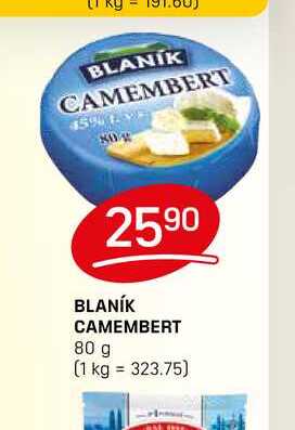 BLANÍK CAMEMBERT 80 g