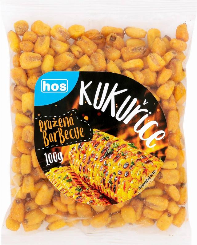 HOS Pražená kukuřice S příchutí barbecue
