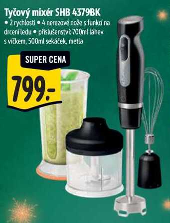 Tyčový mixér SHB 4379BK