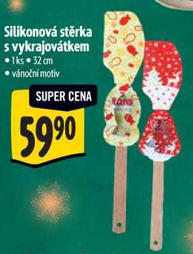 Silikonová stěrka s vykrajovátkem