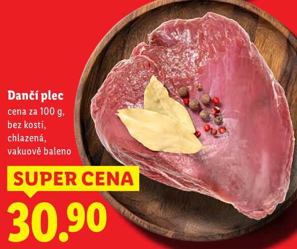 Dančí plec, cena za 100 g