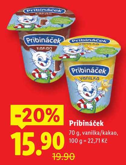 Pribináček, 70 g
