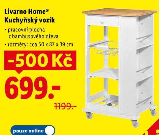 Livarno Home Kuchyňský vozík