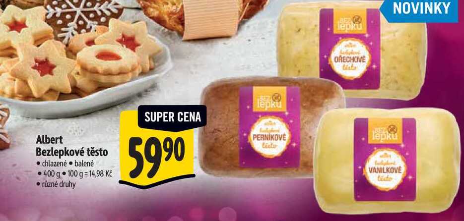 Albert Bezlepkové těsto 400 g