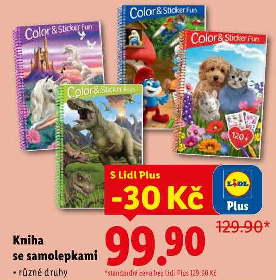 Kniha se samolepkami 