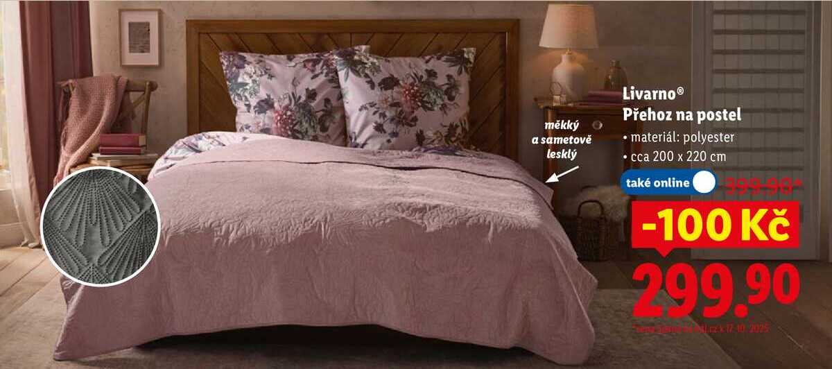 Livarno Přehoz na postel
