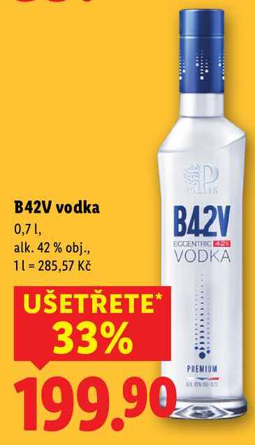 B42V vodka, 0,7 l