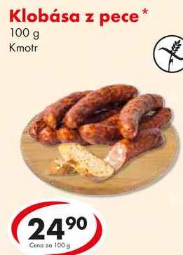 Klobása z pece, 100 g