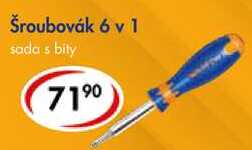 Šroubovák 6 v 1