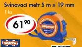 Svinovací metr 5 m x 19 mm