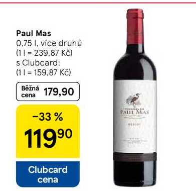 Paul Mas, 0.75 I, více druhů