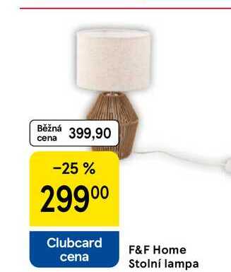 F&F Home Stolní lampa