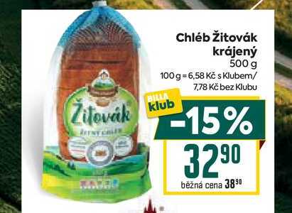 Chléb Žitovák krájený 500 g
