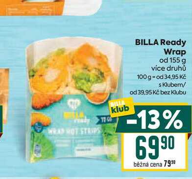 BILLA Ready Wrap od 155 g
