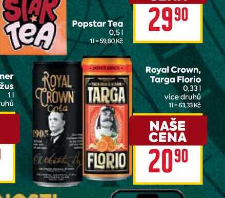 Royal Crown, Targa Florio 0,33l