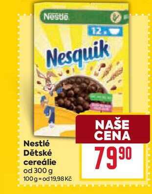 Nestlé Dětské cereálie od 300 g