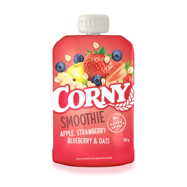 Corny Smoothie kapsička jablko, jahoda, borůvka, ovesné vločky