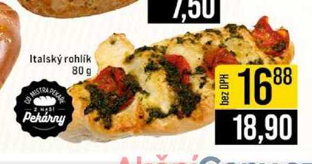 Italský rohlík 80 g