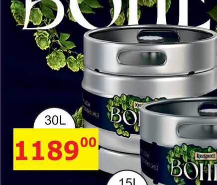 Krušovice Bohém 30L sud 