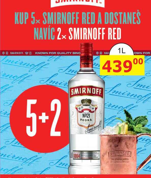 SMIRNOFF Nº21 VODKA 1l