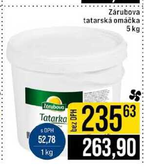 Zárubova tatarská omáčka 5 kg