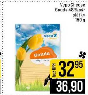 Vepo Cheese Gouda 48% sýr plátky 150 g