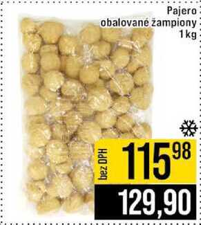 Pajero obalované žampiony 1kg 