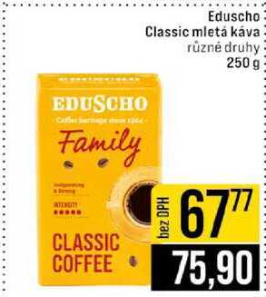 Eduscho Classic mletá káva 250 g 