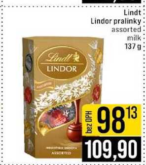 Lindt Lindor pralinky 137 g