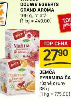JEMČA PYRAMIDA ČAJ různé druhy 36 g