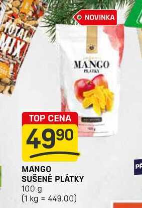 MANGO SUŠENÉ PLÁTKY 100 g
