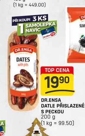 DR.ENSA DATLE PŘISLAZENÉ S PECKOU 200 g