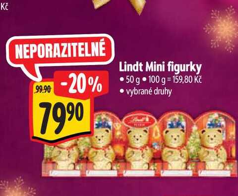 Lindt Mini figurky 50 g