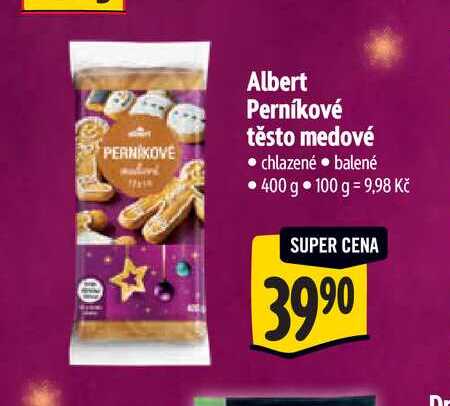 Albert Perníkové těsto medové 400 g
