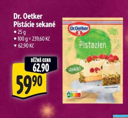 Dr. Oetker Pistácie sekané  25 g  