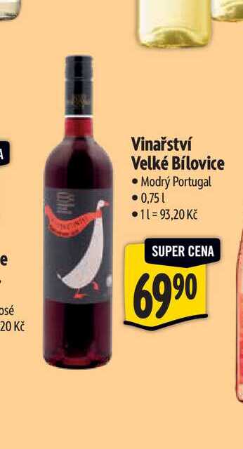 Vinařství Velké Bílovice 0,75 l