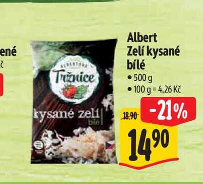   Albert Zelí kysané bílé 500 g 
