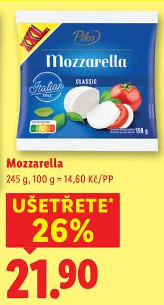 Mozzarella, 245 g