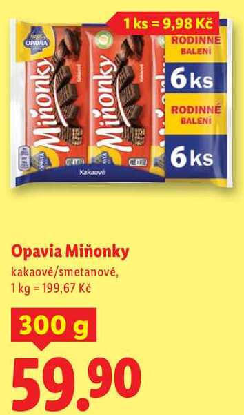 Opavia Miňonky, 300 g