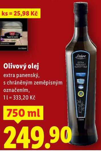 Olivový olej, 750 ml