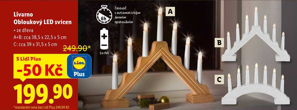 Livarno Obloukový LED svícen