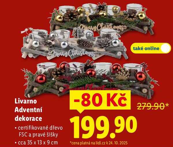 Livarno Adventní dekorace ⚫